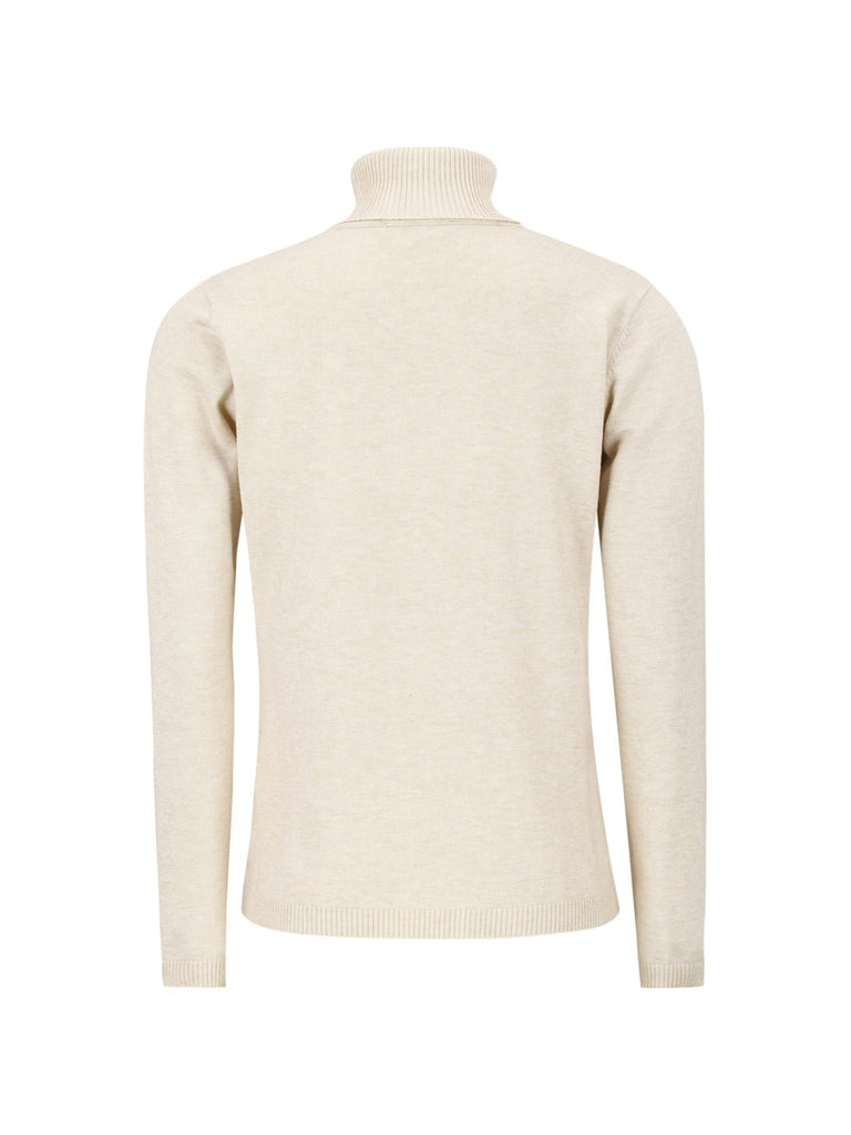 Soft Rebels Marla rollneck knit bluse whitecap gray - Online-Mode