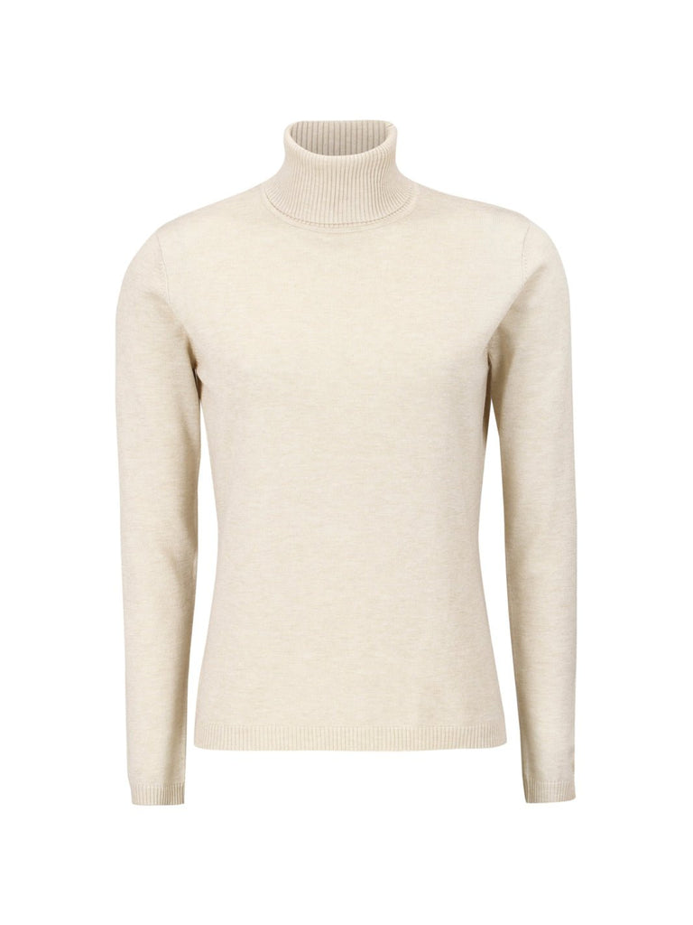 Soft Rebels Marla rollneck knit bluse whitecap gray - Online-Mode