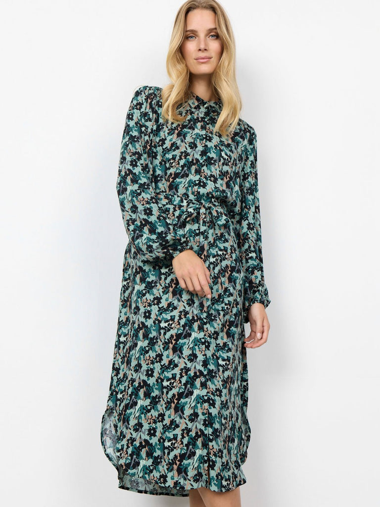 Soya Concept Talena 3 dress green mix - Online-Mode